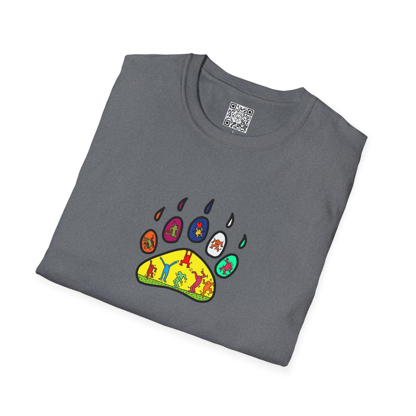 Haring style bear paw