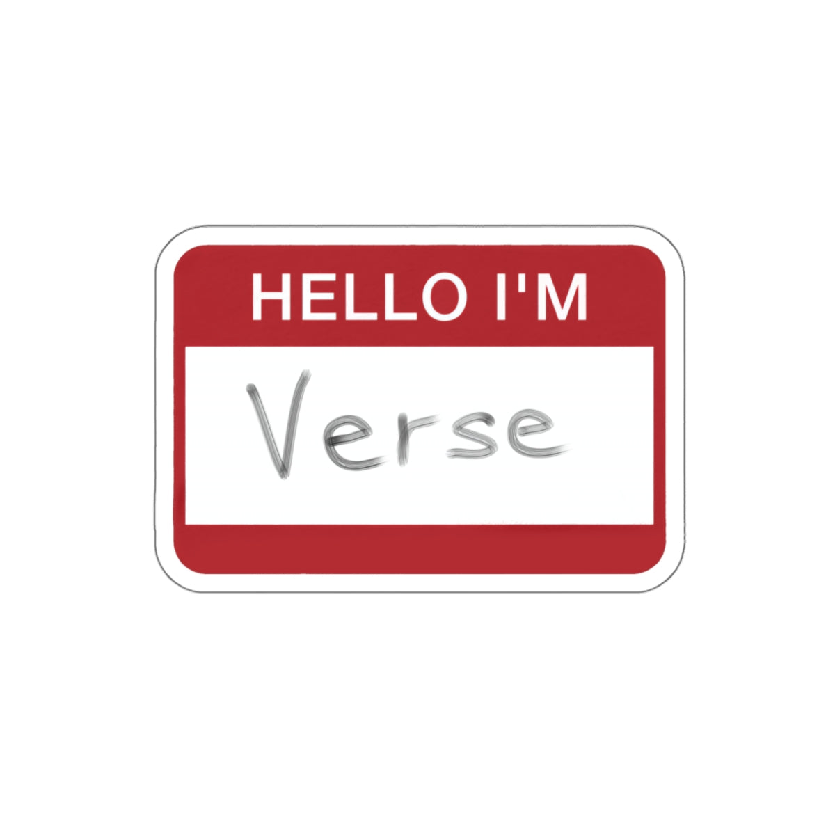 Hello I'm Verse sticker