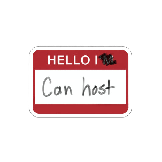 Hello I Can host sticker