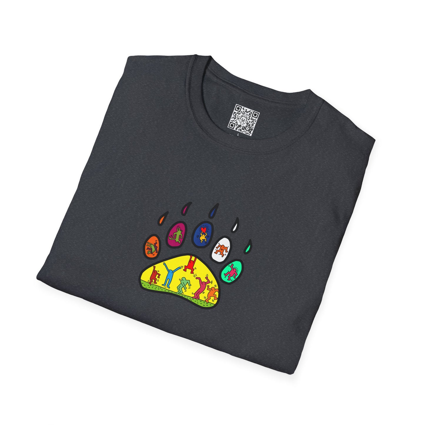 Haring style bear paw