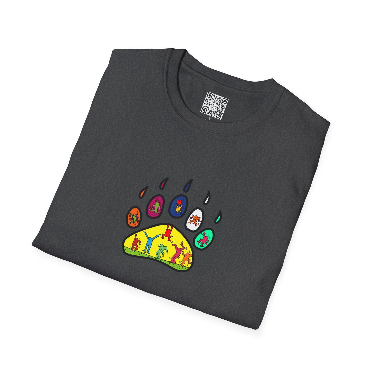 Haring style bear paw